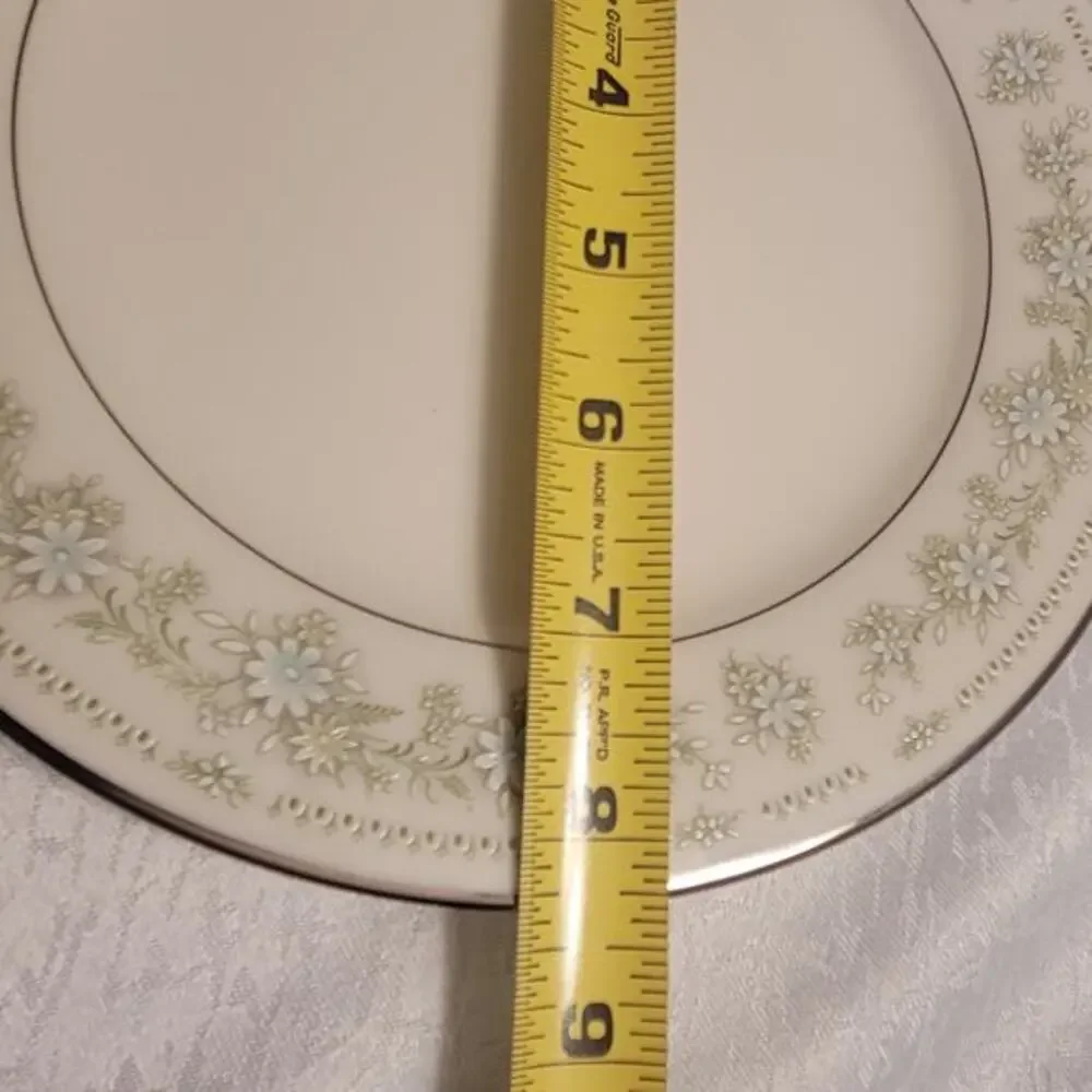 Noritake Ivory China Pattern‎ Lexine 7007 Set of Two Salad Plates Vintage